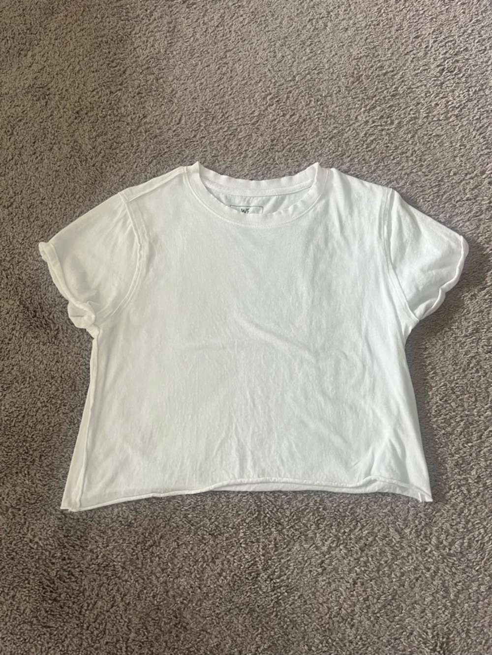 We The Free White Cropped T-Shirt